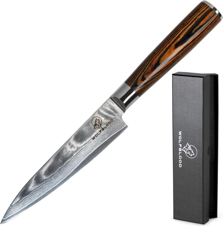 Produktbild Wolfblood Damastmesser (13 cm)