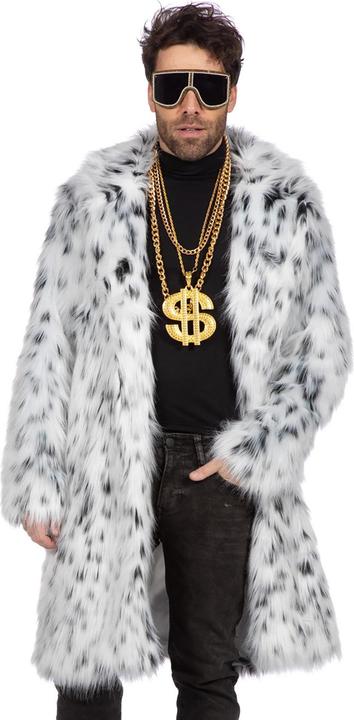 Wilbers Herren Pelzmantel, Dalmatiner, lang