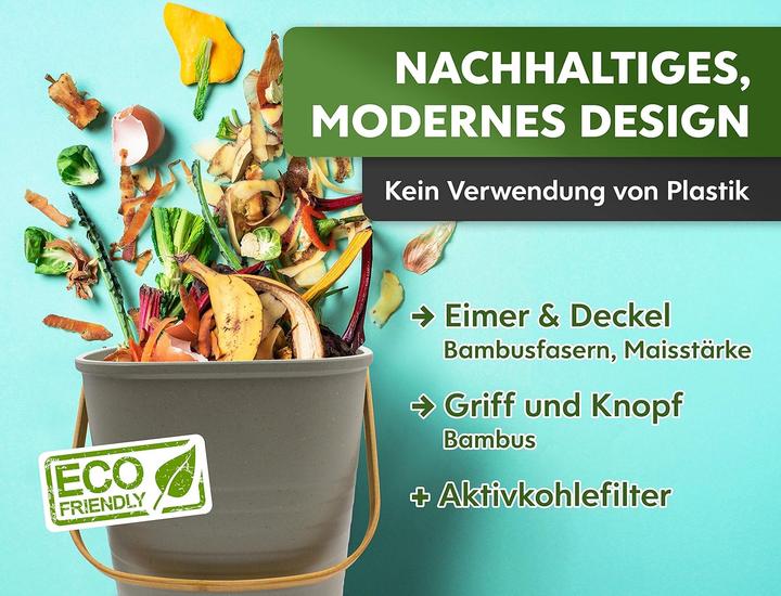 Produktbild YourCasa Komposteimer 6L (6 l)