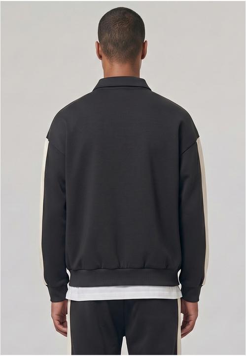 Produktbild Urban Classics Oversized Piqué Longsleeve Polo black M (M)