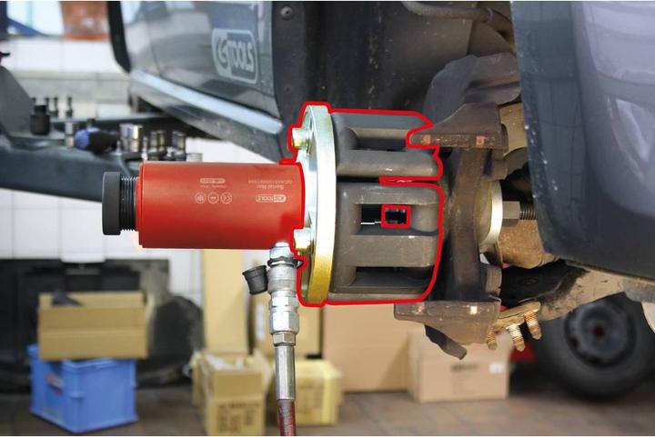 Immagine prodotto KS Tools Set di utensili universali per l'assemblaggio di cuscinetti ruota compatti, 9 pezzi.