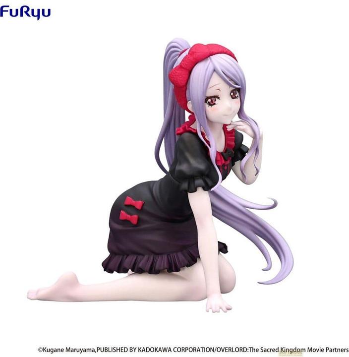 Actual product image Furyu Overlord Noodle Stopper PVC Statue Shalltear Loungewear Ver. 9 cm