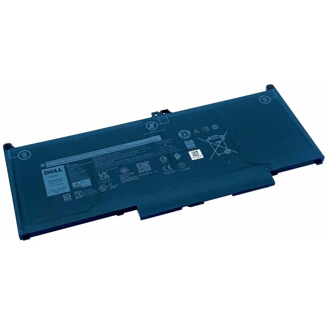 Dell Battery, 60WHR, 4 Cell (4 Zellen), Notebook Akku