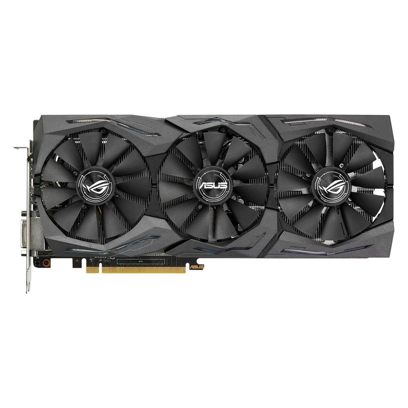 ASUS ROG STRIX GeForce GTX 1060 6G GAMING (6 GB, GDDR5), Grafikkarte, Schwarz
