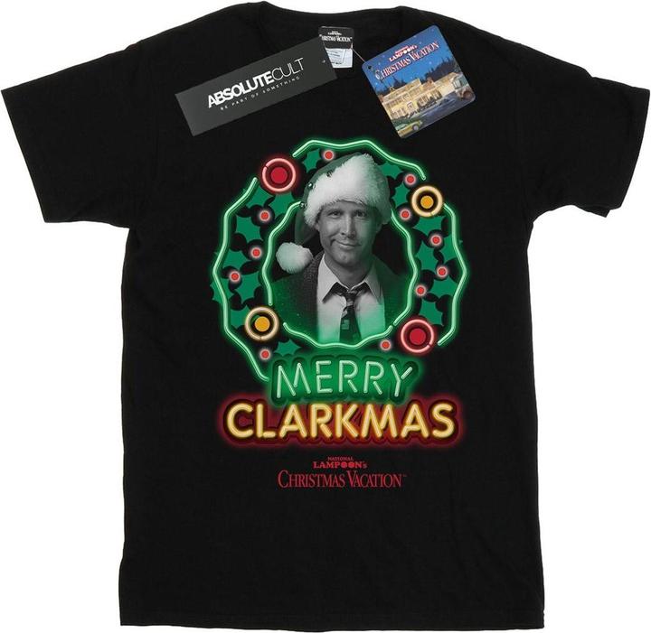 Immagine prodotto National Lampoon´s Vacation National Lampoon's Christmas Vacation Greyscale Clarkmas Maglietta Ragazze (116)