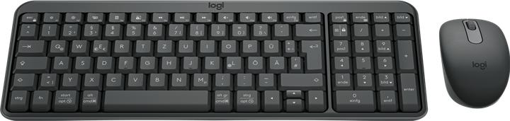 Produktbild Logitech MK250 Wireless Keyboard and Mouse Graphite (DE) (DE, Kabellos)