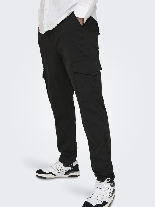 Actual product image Only & Sons Plain Cargo Trousers (W30/L30)