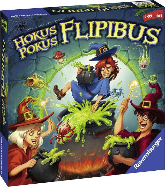 Actual product image Ravensburger Hocus-Pocus Flip Bus (German)