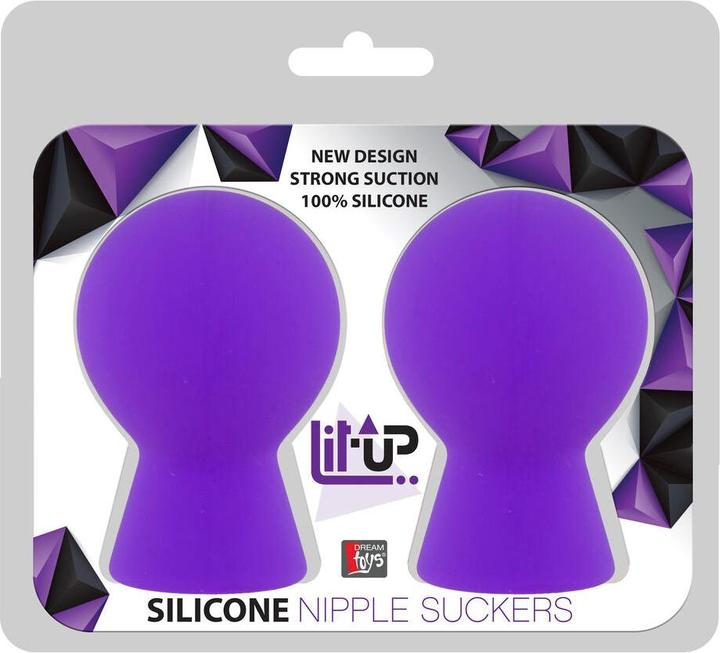 Image du produit Dream Toys Pompka-LIT-UP NIPPLE SUCKERS SMALL PURPLE