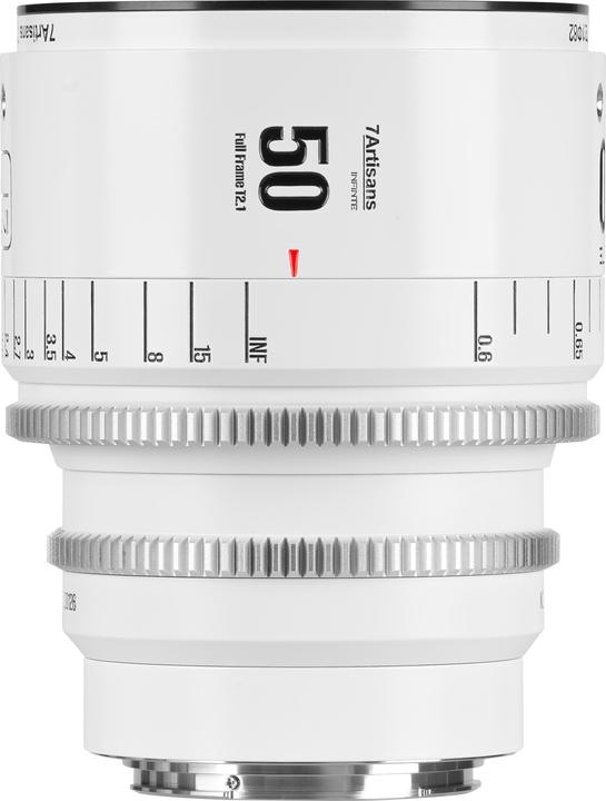 Produktbild 7artisans 50T21W-EF INF 50mm T2.1 INFINTE EF Mount (White) (Canon EF, Vollformat)