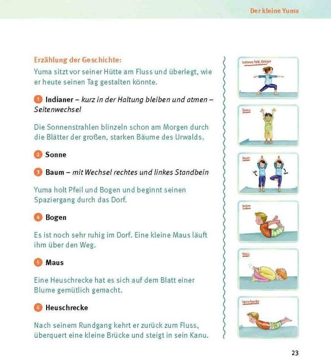 Produktbild 12 Kinderyoga-Mitmachgeschichten (Deutsch, Gabriele Pohl, Gertrud Fassl, 2023)