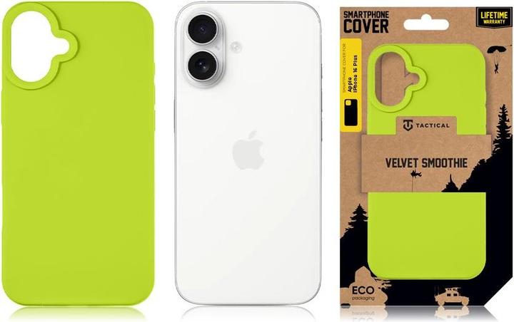 Produktbild Tactical Velvet Smoothie Cover for Apple iPhone 16 Plus Avocado (Apple iPhone 16 Plus)