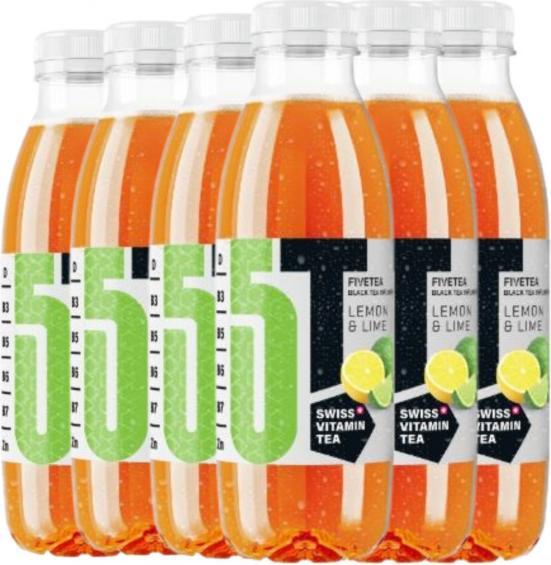 Produktbild FiveTea Vitamin LEMON - LIME PET Kiste (12 x 50 cl)