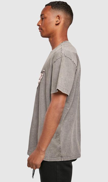 Produktbild Merchcode Valentines Day - Leopard Heart Acid Washed Heavy Oversize Tee - 116975 (L)