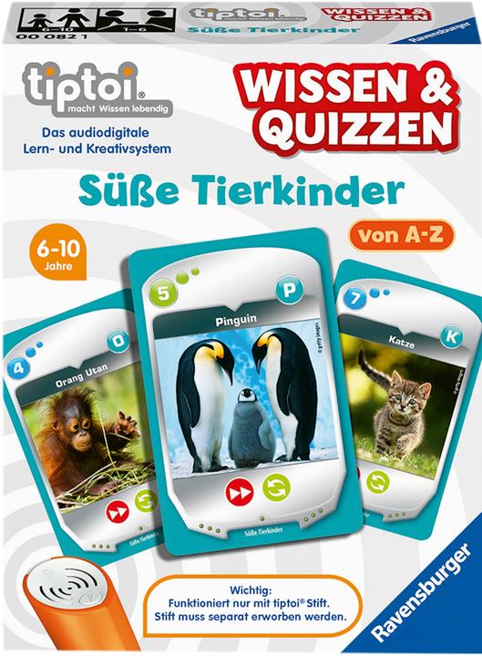 Produktbild tiptoi Süsse Tierkinder (Deutsch, 6 - 10 Jahre)