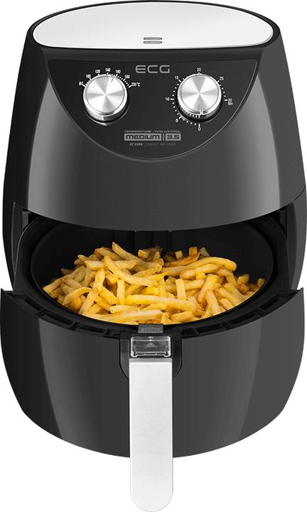 Produktbild ECG AF 3500 fryer Single Hot air fryer Black, Stainless steel