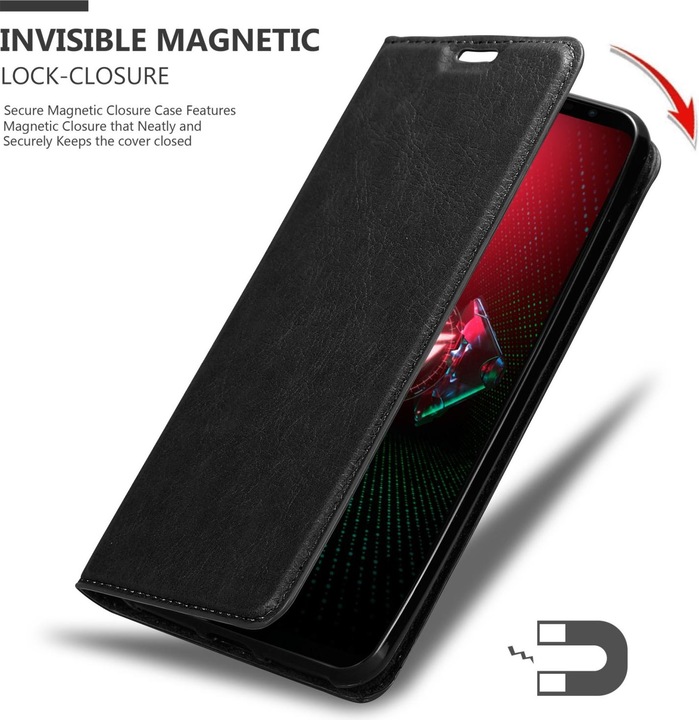 Produktbild Cadorabo Book Invis. Magnet Hülle (Asus ROG Phone 5)