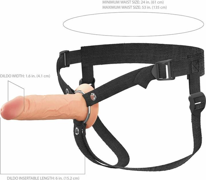 Produktbild Pipedream Hollow Silicone Strap-on