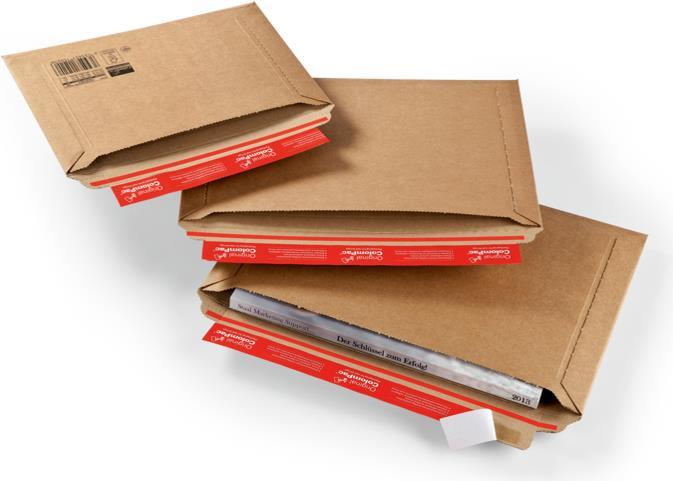 Actual product image Colompac 20 ® Cardboard Mailing Bags brown for DIN B5+ (20 x)