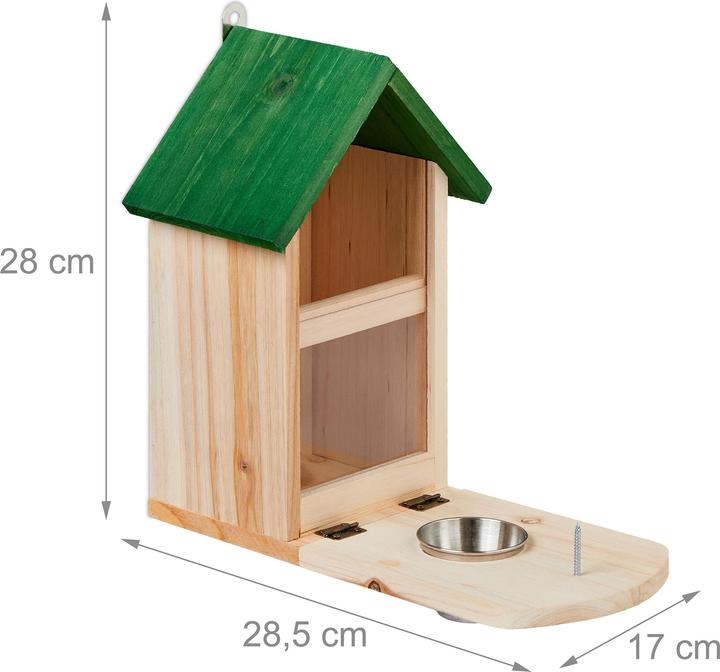 Produktbild Relaxdays Eichhörnchenfutterhaus