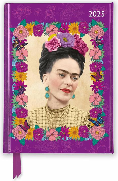 Immagine prodotto Agenda tascabile di lusso Frida Kahlo 2025 - Settimana da visualizzare (11 x 15 cm, 1 settimana / 2 pagine)