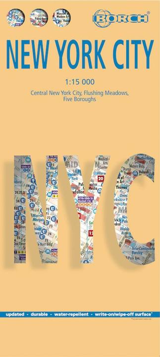 Produktbild New York City 1 : 15 000. City Map