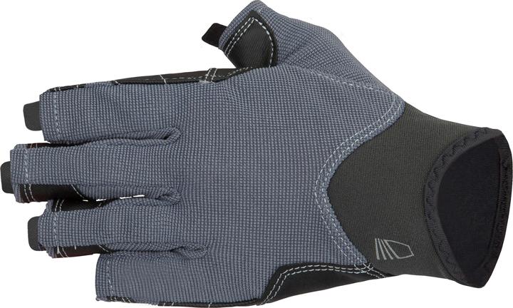 Actual product image Tribord Sailing gloves half hand 500 ladies/men dark grey (XXL)