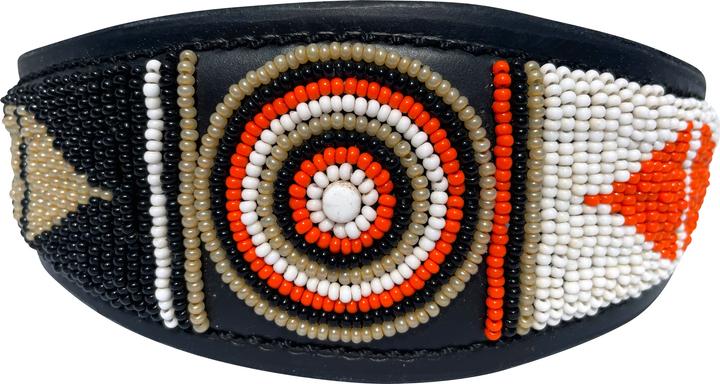 Actual product image Kampuni Dog collar Lucher Swahili antique medium, 53x5,5 cm (Dog)