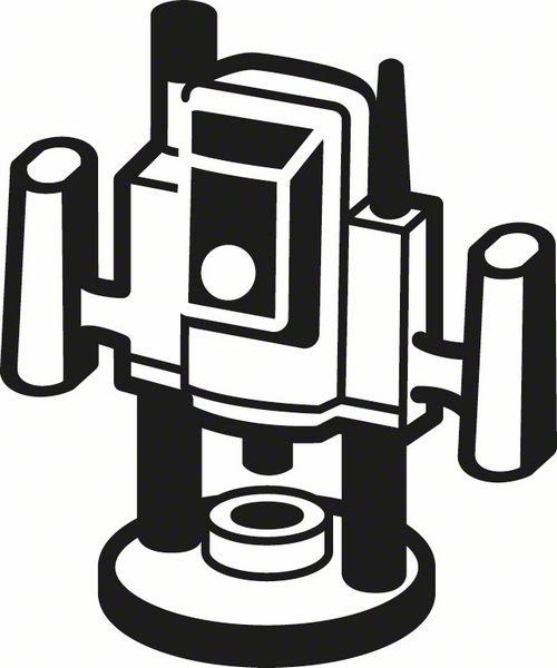 Produktbild Bosch Professional Zubehör Hohlkehlfräser, 12 mm, R1 12 mm, D 24 mm, L 15,9 mm, G 57 mm