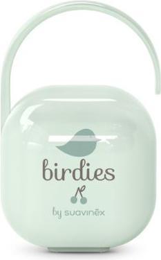 Suavinex Schnullerbox Birdies grün