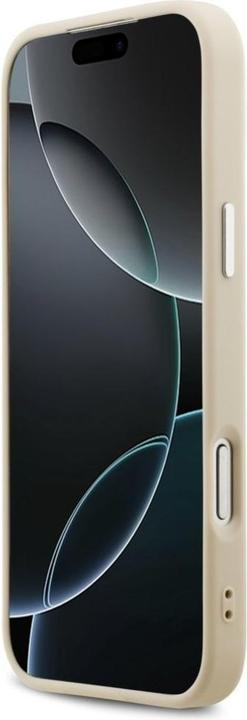 Image du produit Guess Smooth PU Leather Peony Pattern Case für Apple iPhone 17 Pro Max - beige (Apple iPhone 17 Pro Max)