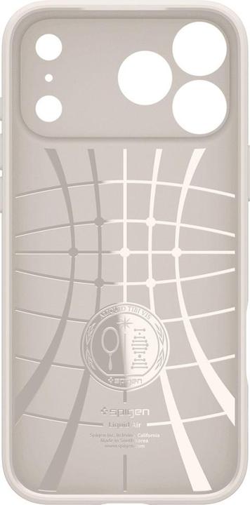 Actual product image Spigen - Liquid Air - iPhone 17 Pro Max - Natural Titanium (Apple iPhone 17 Pro Max)