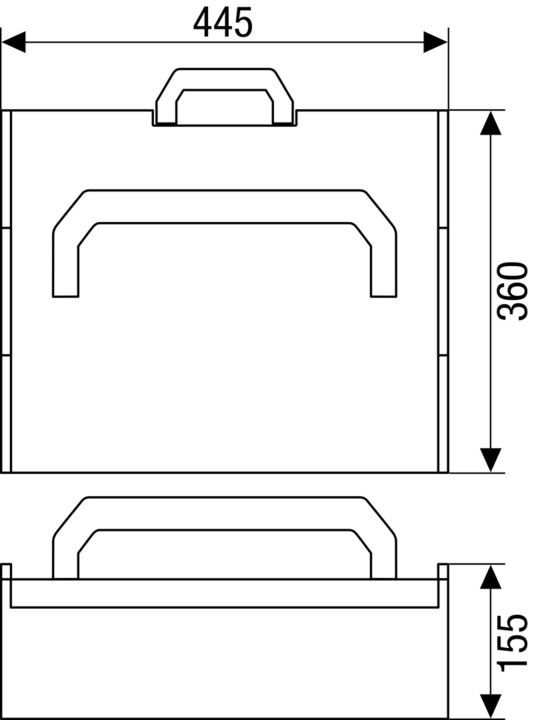 Actual product image Spax Mounting case L-BOXX (2445 Screws per piece)