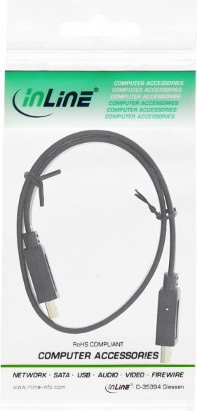 Image du produit InLine HDMI (Typ A) — HDMI (Typ A) (0.50 m, HDMI, 1.4)