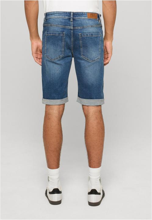 Image du produit Urban Classics Basic Slim Fit Jeans Shorts mid deep blue washed 30 (30)