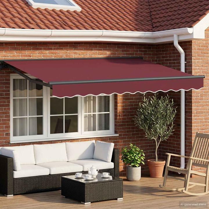 Actual product image vidaXL Einziehbare Markise (2 m)