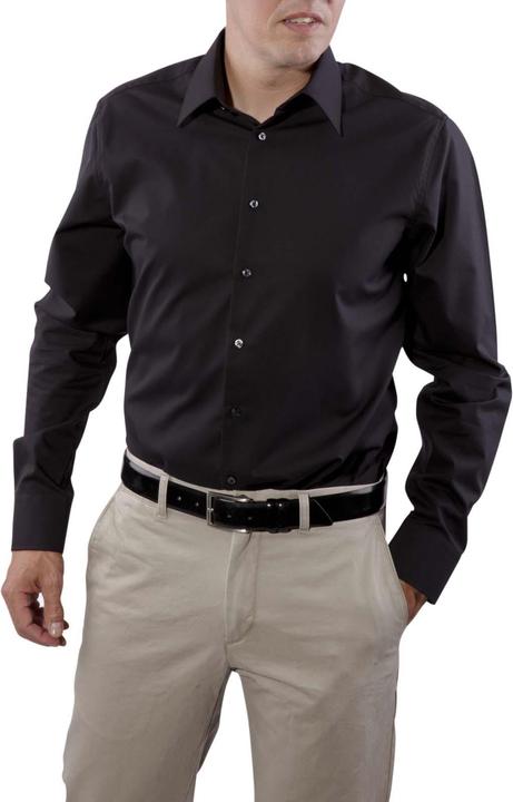 Immagine prodotto Seidensticker Camicia Tailored Fit Kent non stirata nera (XL)