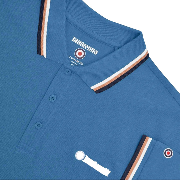 Immagine prodotto Lambretta SS25 Maglietta Polo Grande e Alto Tripla Punta Uomo (4XL)