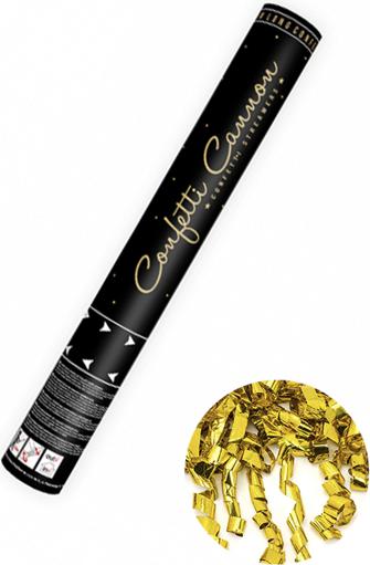 Immagine prodotto Partydeco Cannone di coriandoli - Stelle filanti dorate 40 cm (1 Pezzo/i)