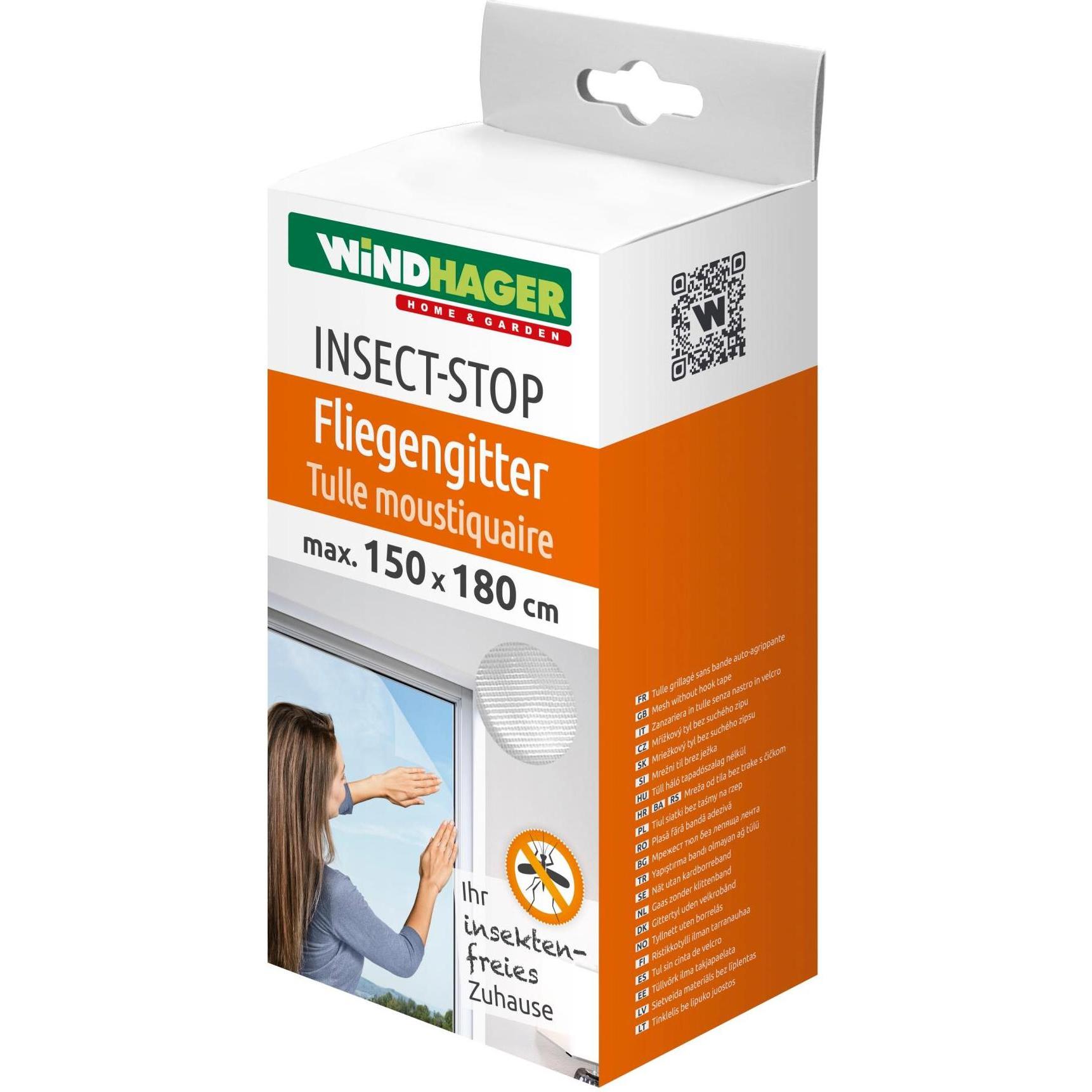 Windhager: Zanzariera in Velcro (100 x 100 cm)