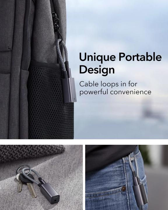 Produktbild ESR 2 IN 1 USB-C - Headphone Jack Adapter (3.5mm Klinke)