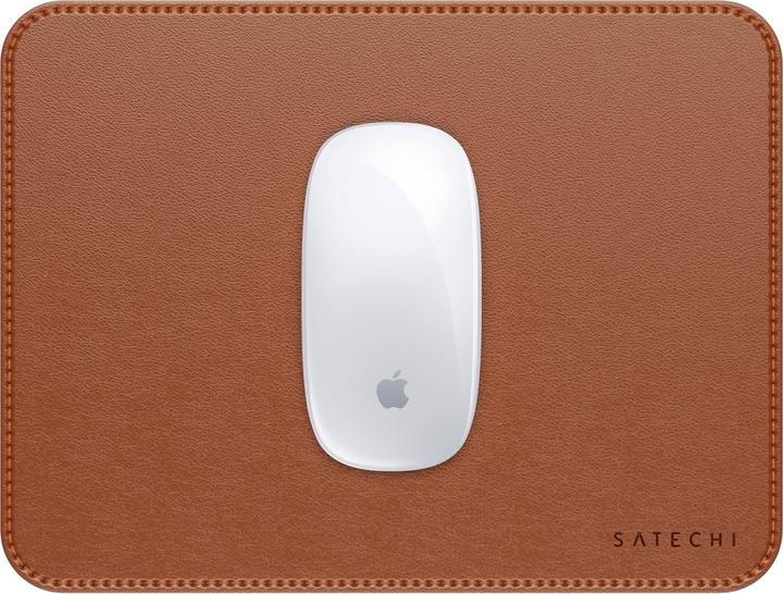 Actual product image Satechi Vegan-Leather Premium Mouse Pad Brown