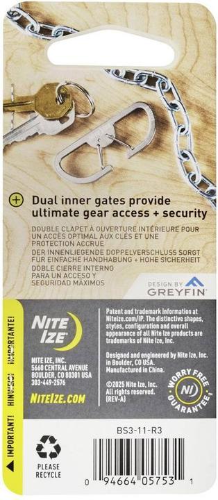 Immagine prodotto Nite Ize Moschettone doppio serie B n. 3