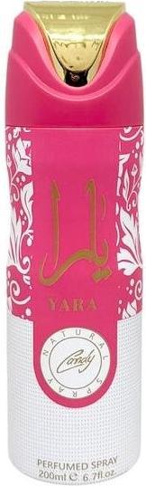 Actual product image Lattafa Yara Candy Deo Spray 200 Ml (Spray, 200 ml)