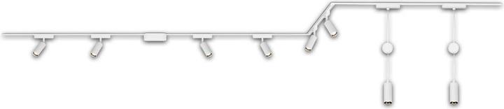 Actual product image Briloner Luxtrail 48V Schienensystem, Set, 4m, Weiss, 8xLED/5W