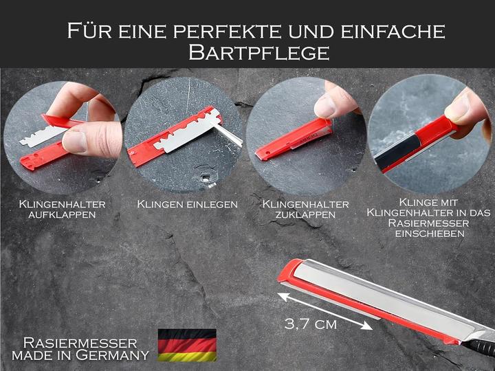 Produktbild InstrumenteNrw Rasiermesser mit Wechselklingen