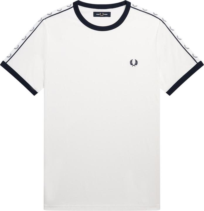 Produktbild Fred Perry T-Shirt mit kontrastfarbenen Bündchen und Streifen (S)