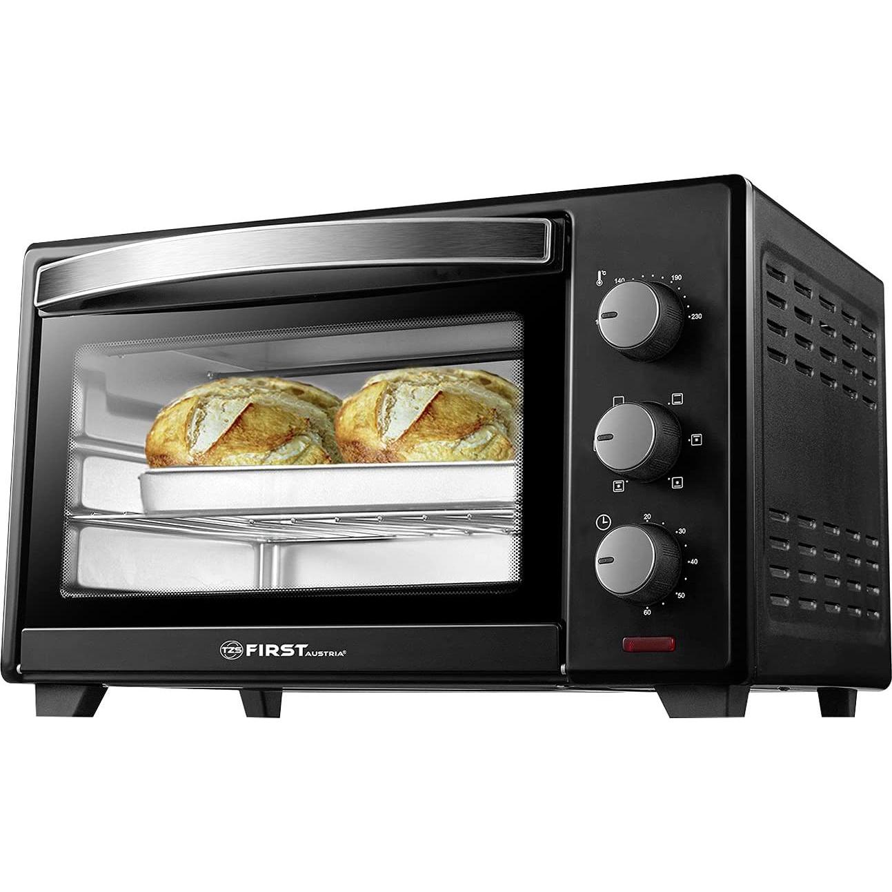 First Austria Electric oven FA-5043-1 (30L), Kleinbackofen, Schwarz