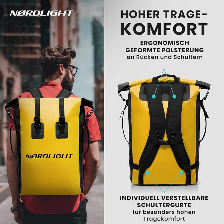Produktbild Nordlight Wasserdichter Rucksack (35 l)