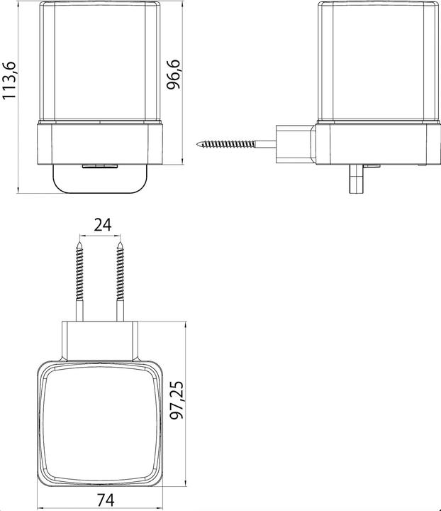 Produktbild Emco Flüssigseifenspender Loft chrom/Glas satiniert 052100103